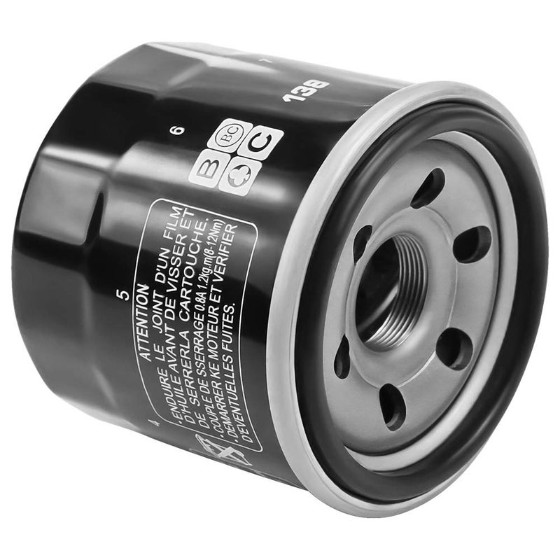 LOCOPOW 138 Oil Filter for Arctic Cat 400 500 450 550 650 700 1000 350 H1 TRV TBX Alterra Prowler Wildcat, Aprilia RSV4 Tuono v4 660, Kymco MXU UXV 450I - Image 1